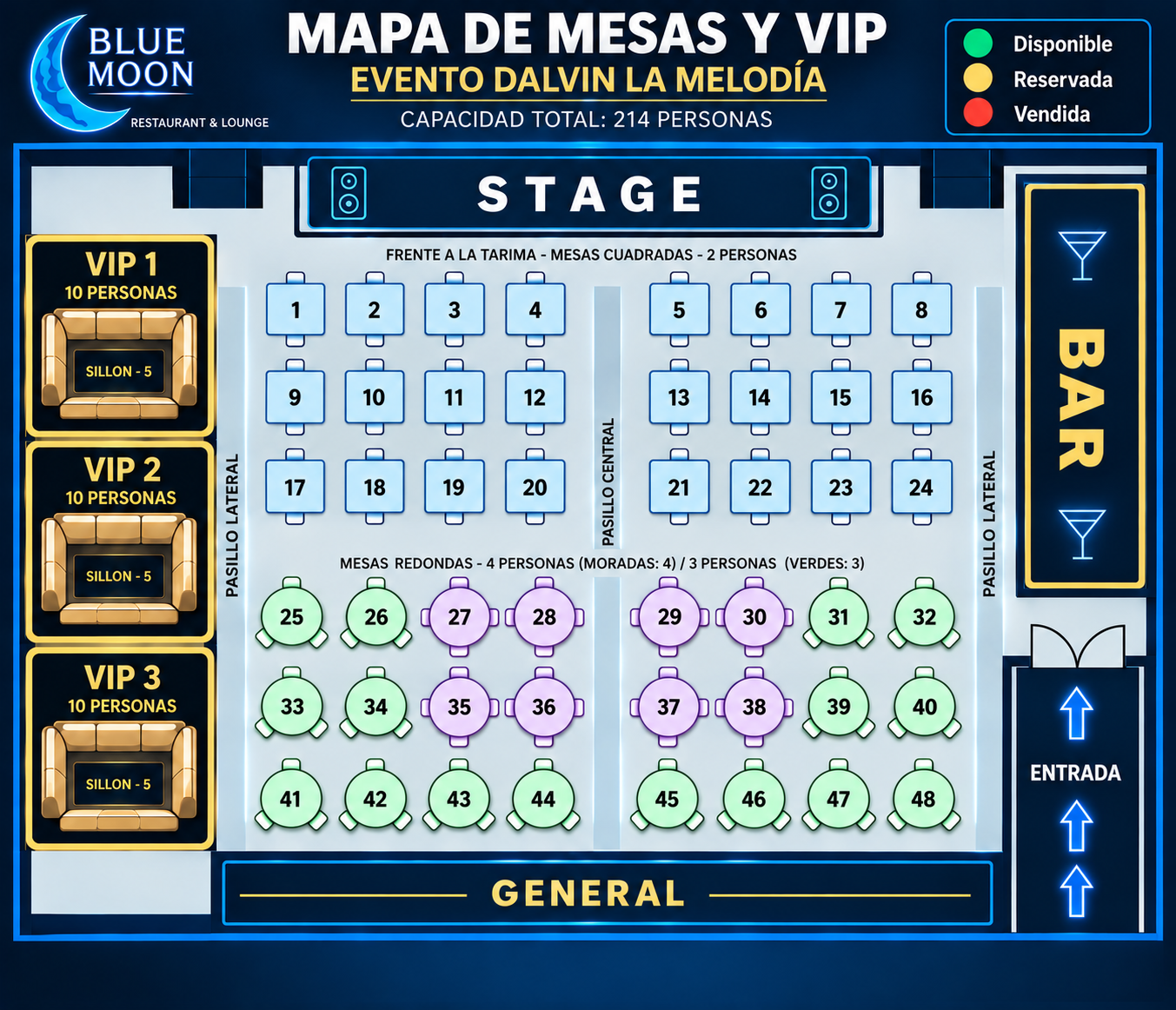 Blue Moon floor map